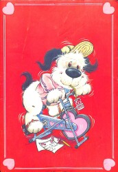 Sevimli Hayvan Temalı Açılır Kapak Yaldızlı Kartpostal KRT15857 - Gökçekoleksiyon