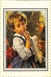 Sevimli Kız Temalı Kartpostal KRT15864 - Gökçekoleksiyon
