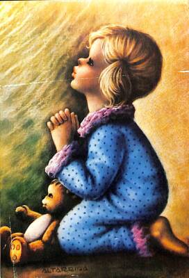 Sevimli Kız Temalı Kartpostal KRT17268 - 1
