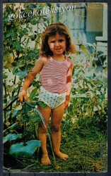 Sevimli Kız Temalı Kartpostal KRT3328 - Gökçekoleksiyon