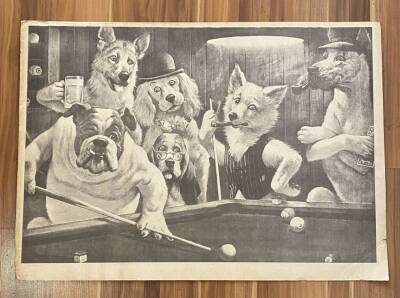 SEVİMLİ KÖPEKLER ULTRA DEV BOY KARTPOSTAL (70X50 cm) KRT17492 - 1