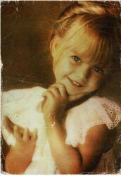 Sevimli Küçük Kız Temalı Kartpostal Büyük Boy KRT5655 - Gökçekoleksiyon