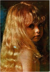 Sevimli Küçük Kız Temalı Kartpostal Büyük Boy KRT5658 - Gökçekoleksiyon