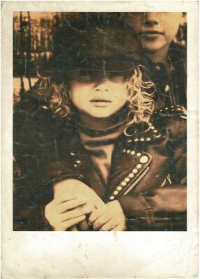 Sevimli Küçük kız Temalı Kartpostal Büyük Boy KRT5688 - 1