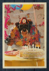 Sevimli Maymun Kartpostalı KRT2687 - Gökçekoleksiyon