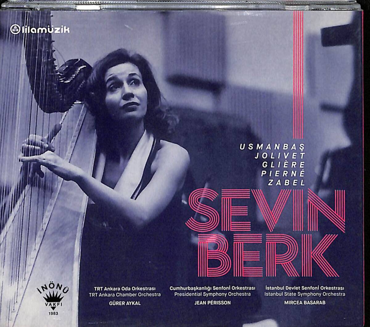 Sevin Berk: Usmanbaş, Jolivet, Gliere, Pierne, Zabel CD (İkinci El) CD5364 - 1