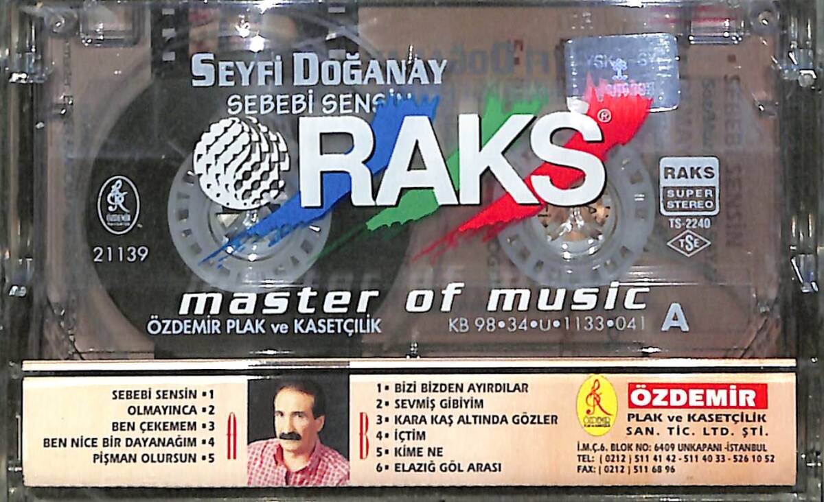 Seyfi Doğanay - Sebebi Sensin Kaset (Sıfır) KST28101 - 2