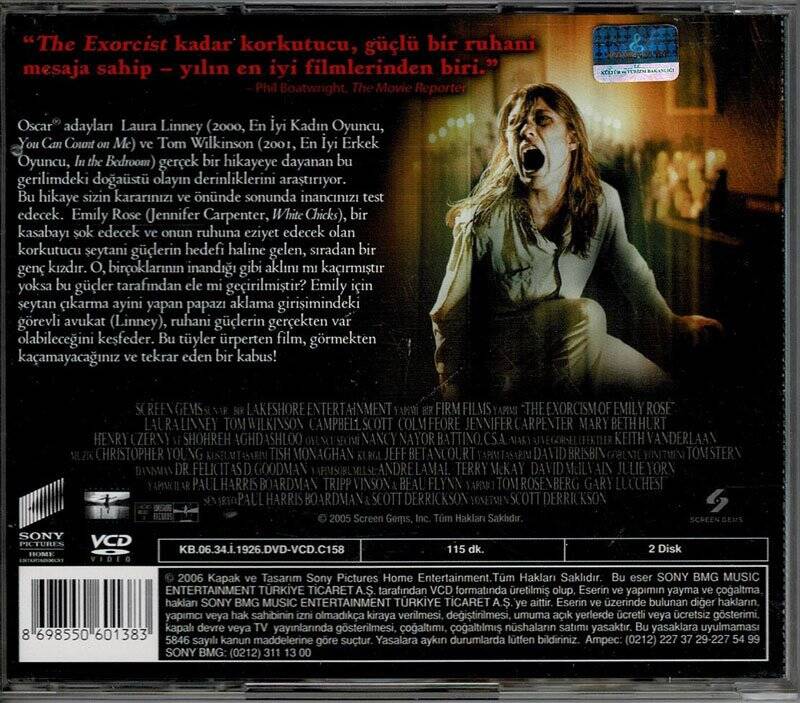 Şeytan Çarpması - The Exorcısm VCD Film VCD311 - 2