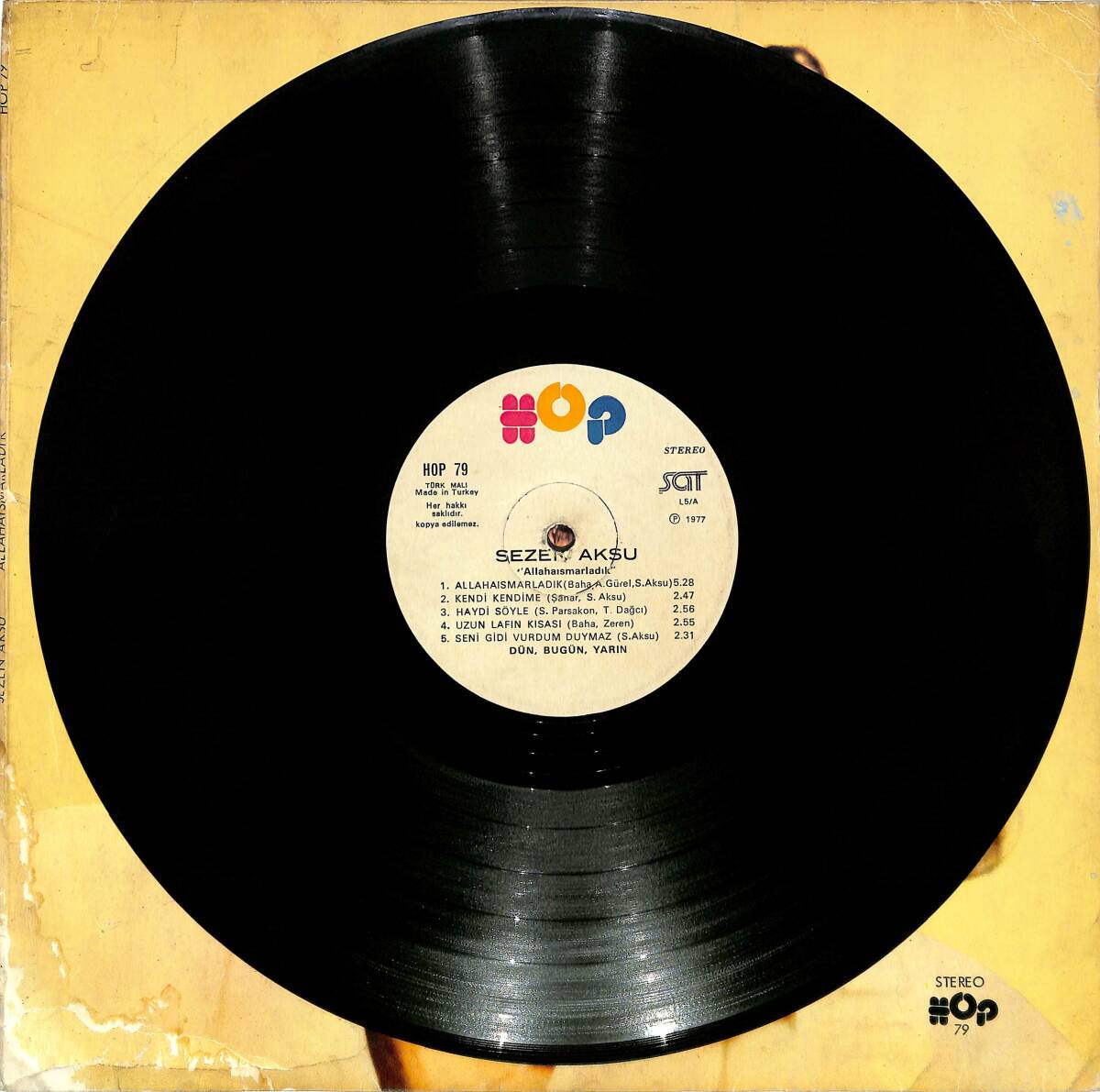 Sezen Aksu – Allahaısmarladık LP PLAK (10/8) 