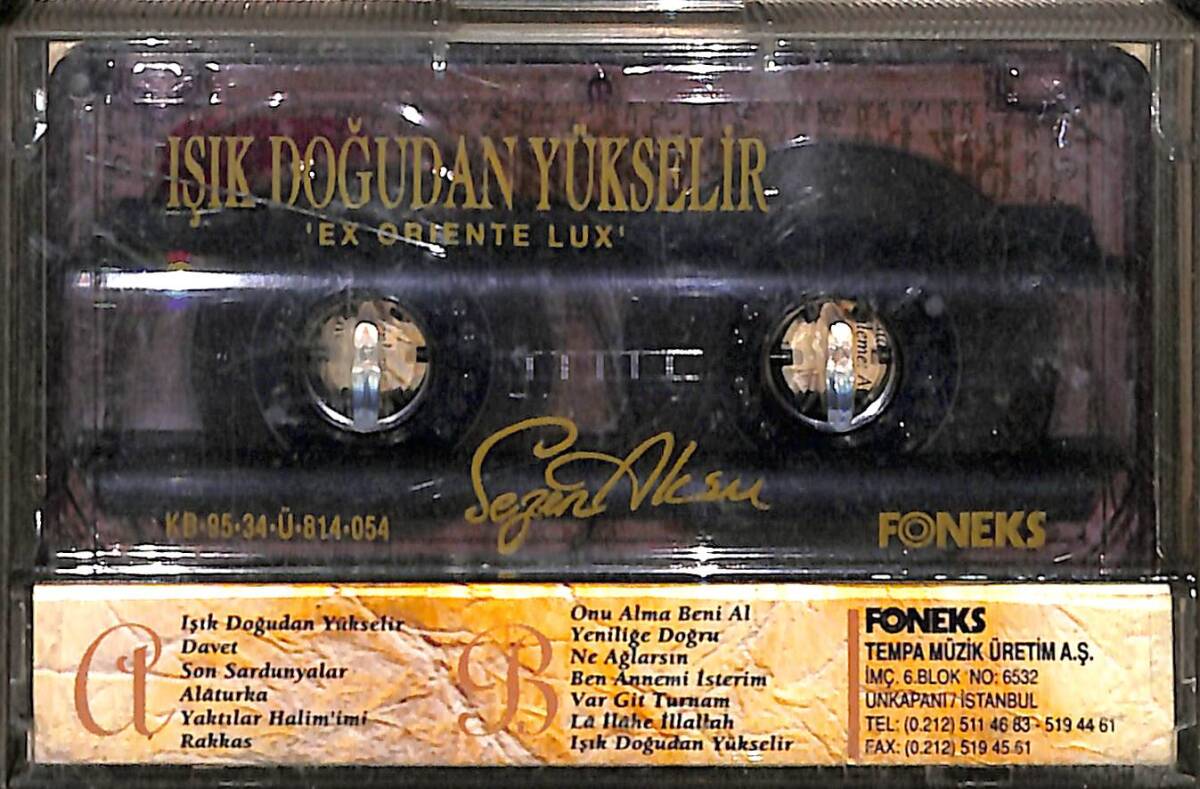 Sezen Aksu - Işık Doğudan Yükselir Kaset (İkinci El Kaset) KST29693 - 2