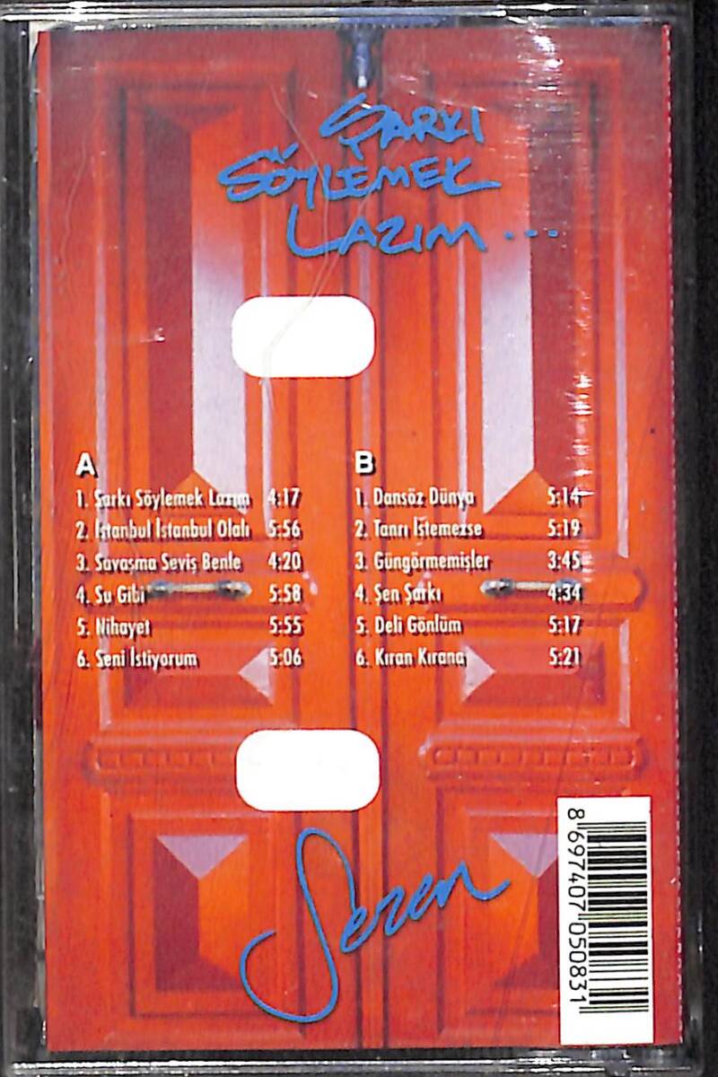 Sezen Aksu - Şarkı Söylemek Lazım Kaset (İkinci El) KST29144 - 2