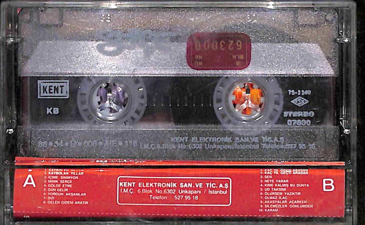 Sezen Aksu - Serçe Orijinal Kaset (İkinci El) * Kent Elektronik - Kırmızı Bandrol - 1986 * KST29963 - 2
