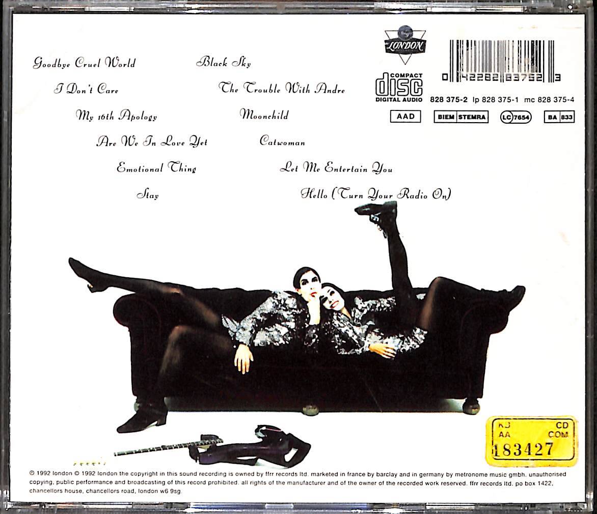 Shakespears Sister - Hormonally Yours - London Records CD (İkinci El) CD5566 - 2