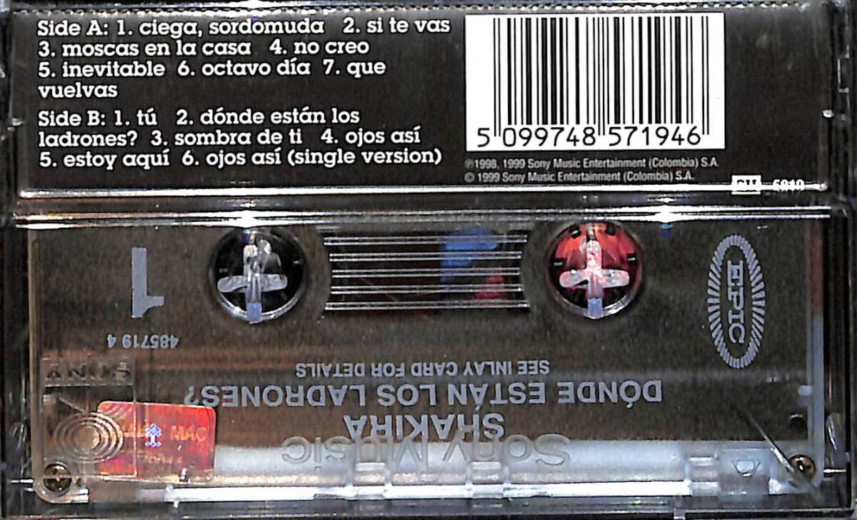 Shakira - Donde Estan Los Ladrones ? Kaset (İkinci El) KST27600 - 2