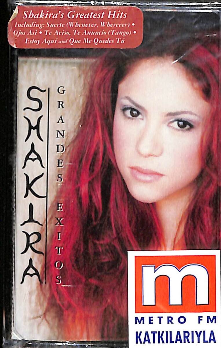 Shakira ‎- Grandes Exitos Kaset (Sıfır) KST27040 - 1