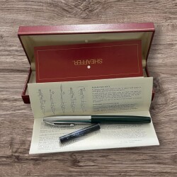 Sheaffer Yarı Krom Dolma Kalem Yeşil AOB6424 - 4