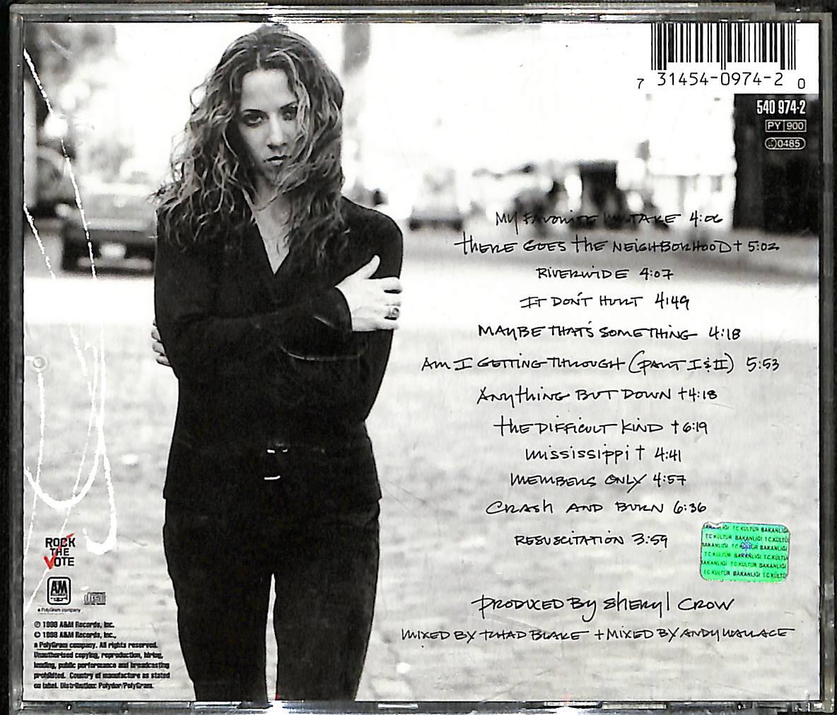 Sheryl Crow - The Globe Sessions CD (İkinci El) CD4633 - 2