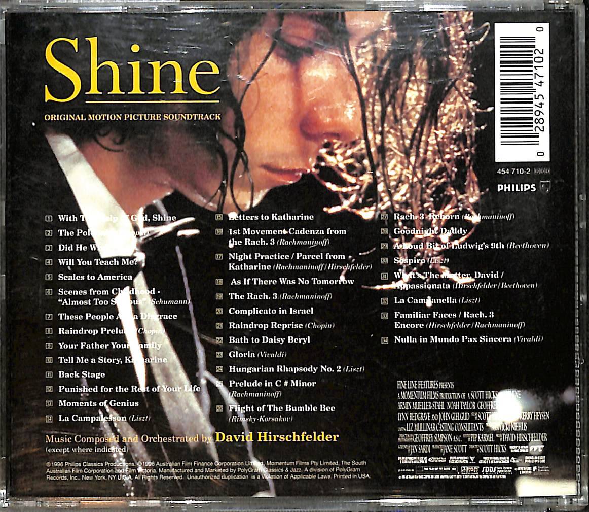 Shine - Original Motion Picture Soundtrack CD (İkinci El) CD4117 - 2