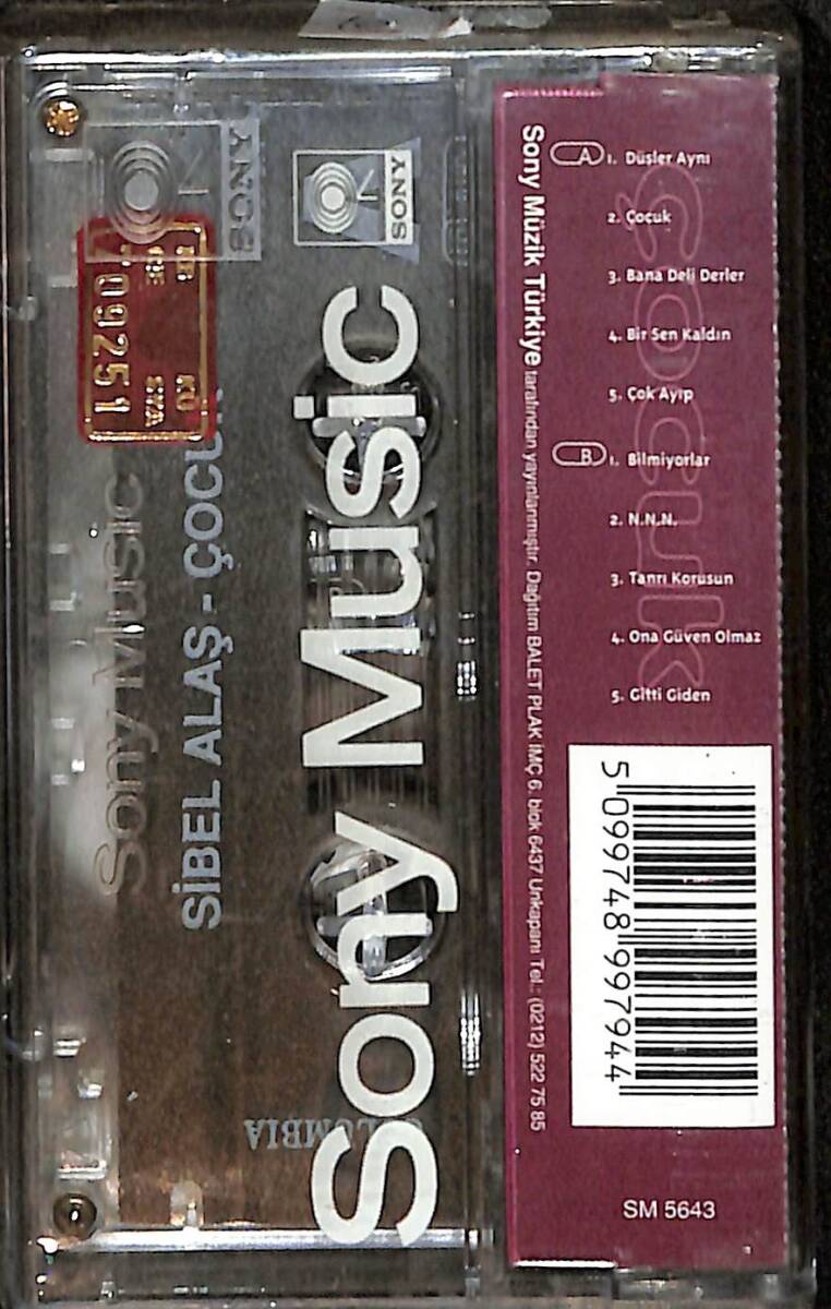 Sibel Alaş - Çocuk Kaset (Sıfır) KST26816 - 2