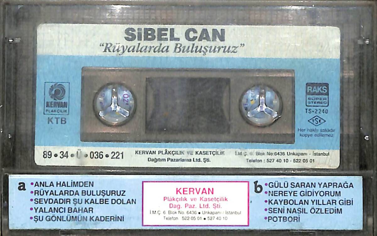 Sibel Can - Rüyalarda Buluşuruz Kaset (İkinci El Kaset) KST29520 - 2