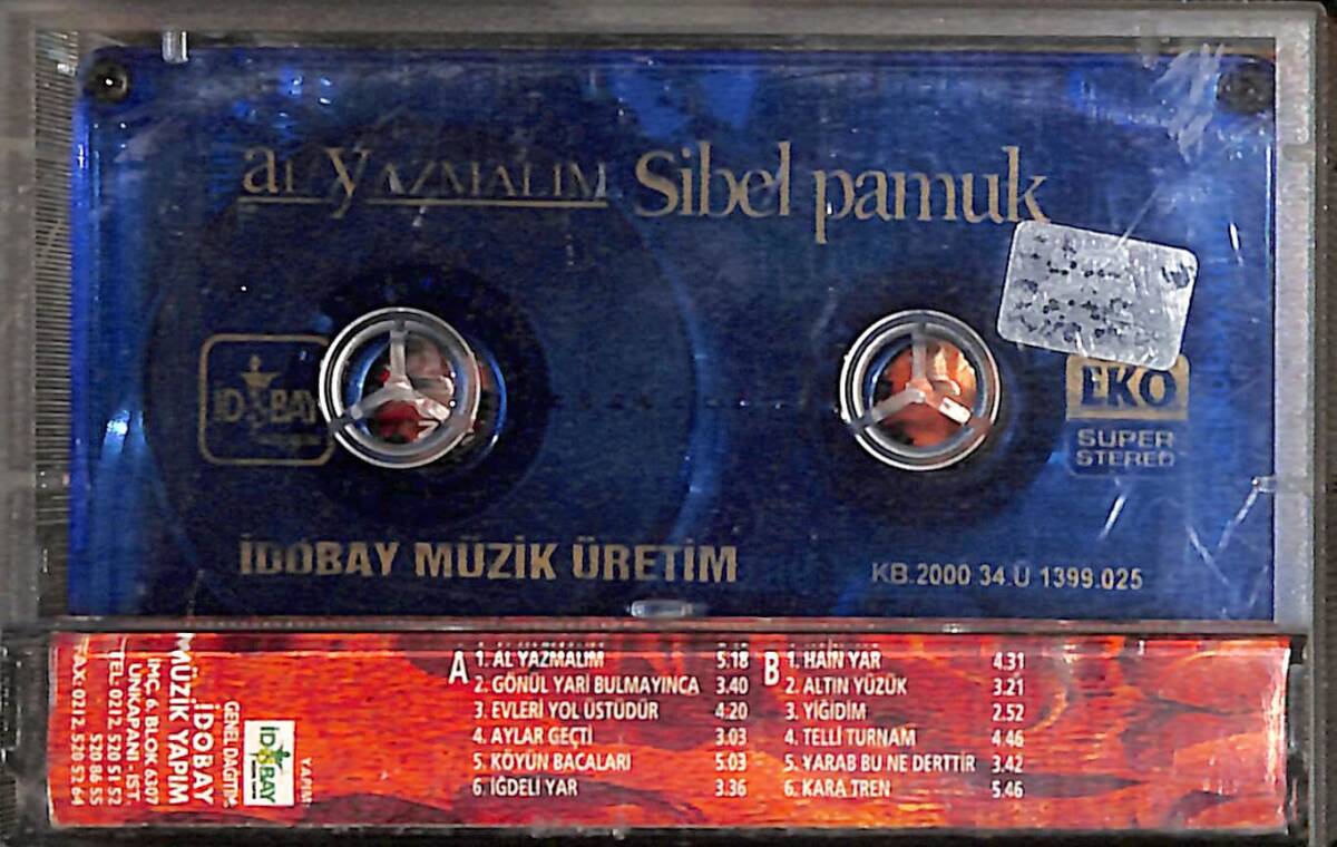 Sibel Pamuk - Al Yazmalım Kaset (İkinci El) KST27340 - 2