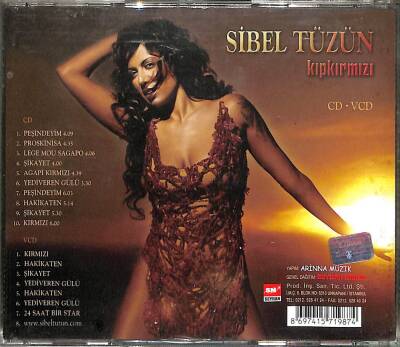 Sibel Tüzün - Kıpkırmızı - CD - VCD Müzik (108) CD3283 - 2
