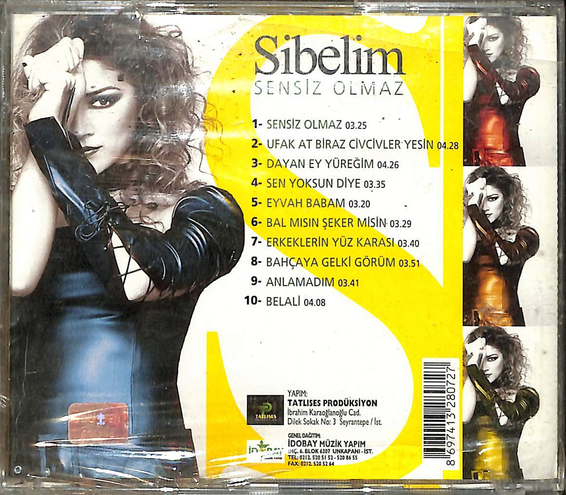 Sibelim - Sensiz Olmaz CD (Sıfır) CD4735 - 2