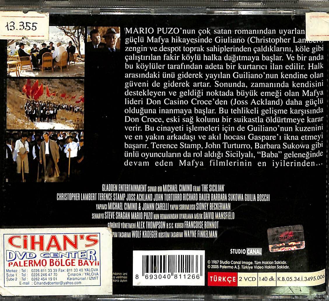 Sicilyalı The Sicilian VCD Film VCD15420 - 2