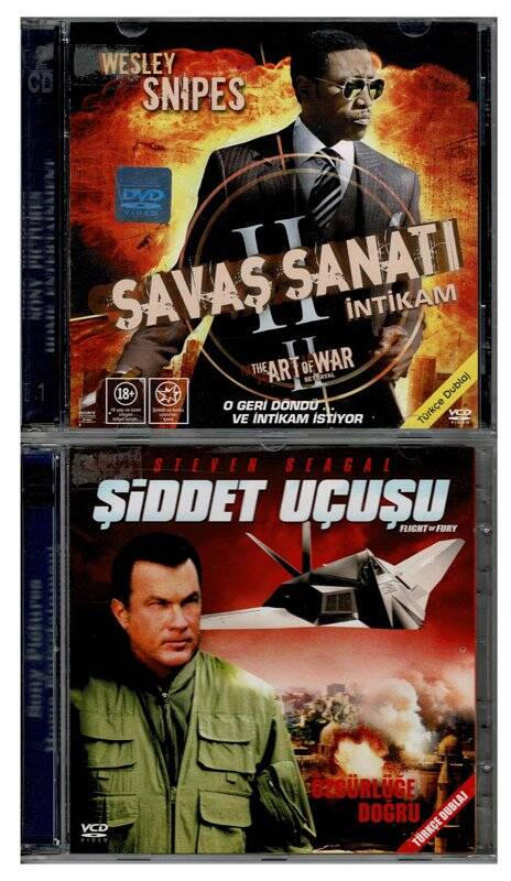 Şiddet Uçuşu Savaş Zamanı - 2 Adet VCD Film VCD677 - 1