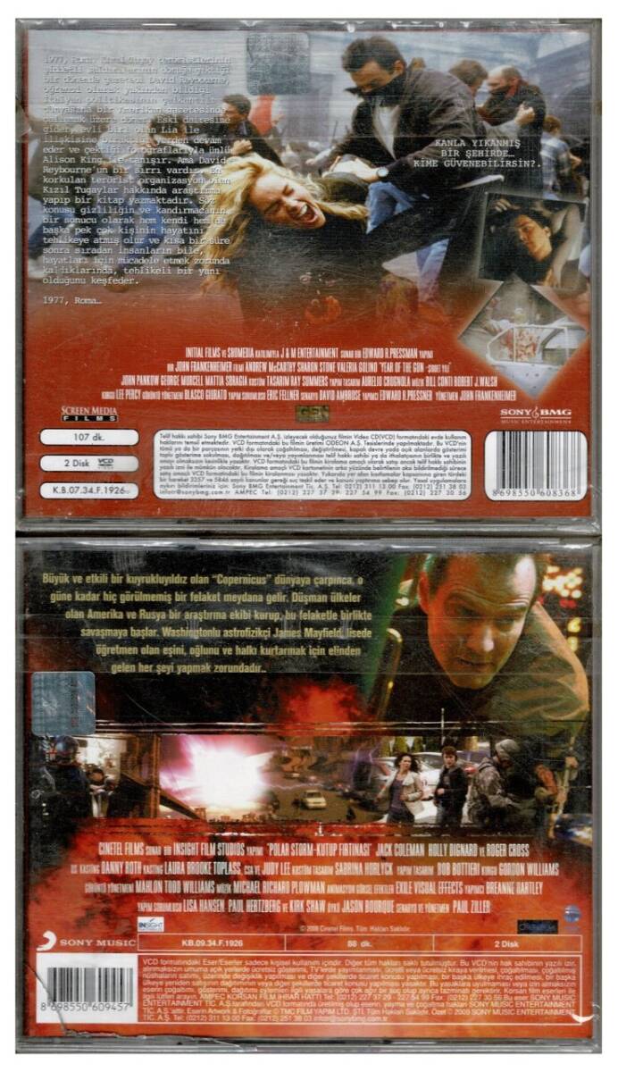 Şiddet Yılı Kutup Fırtınası - 2 Adet VCD Film VCD1013 - 2