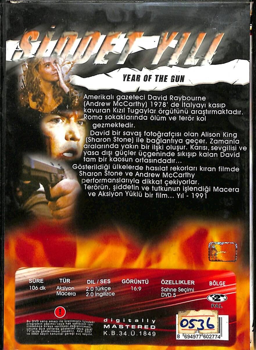 Şiddet Yılı (Year Of The Gun) DVD (İkinci El) DVD2728 - 2