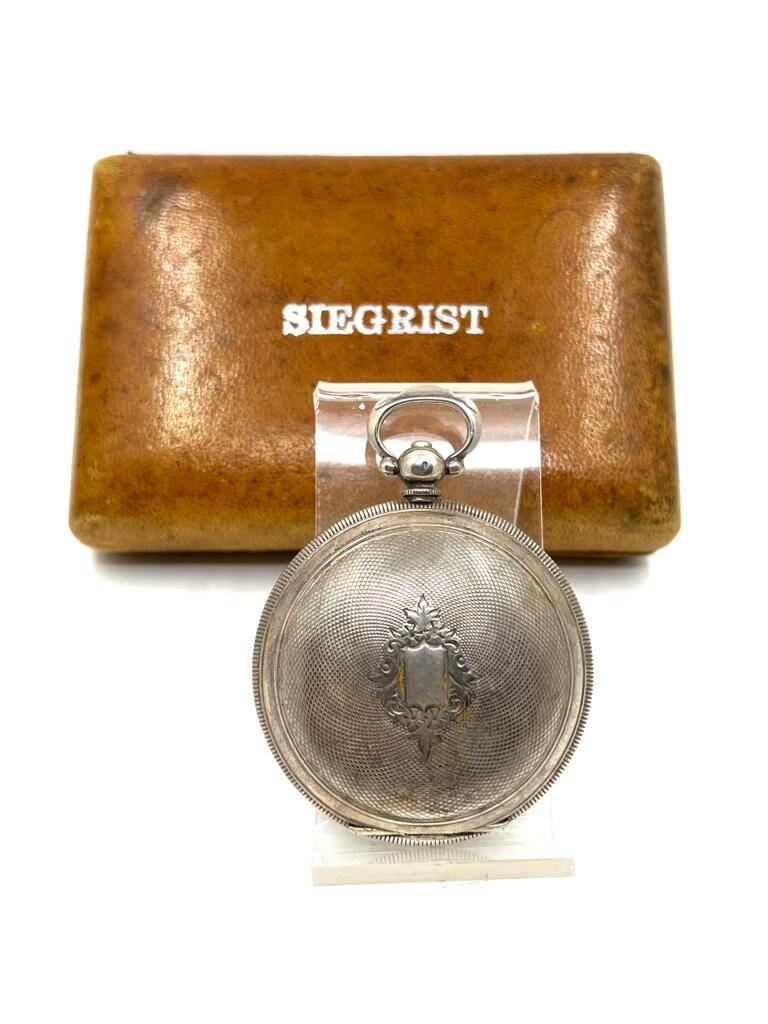 Sıegrist Gümüş Kasa Osmanlı Pazarına Yapılmış Cep Saati SAA318 #34.50 - 1