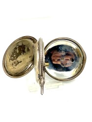 Sıegrist Gümüş Kasa Osmanlı Pazarına Yapılmış Cep Saati SAA318 #34.50 - 7