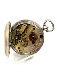 Sıegrist Gümüş Kasa Osmanlı Pazarına Yapılmış Cep Saati SAA318 #34.50 - 6