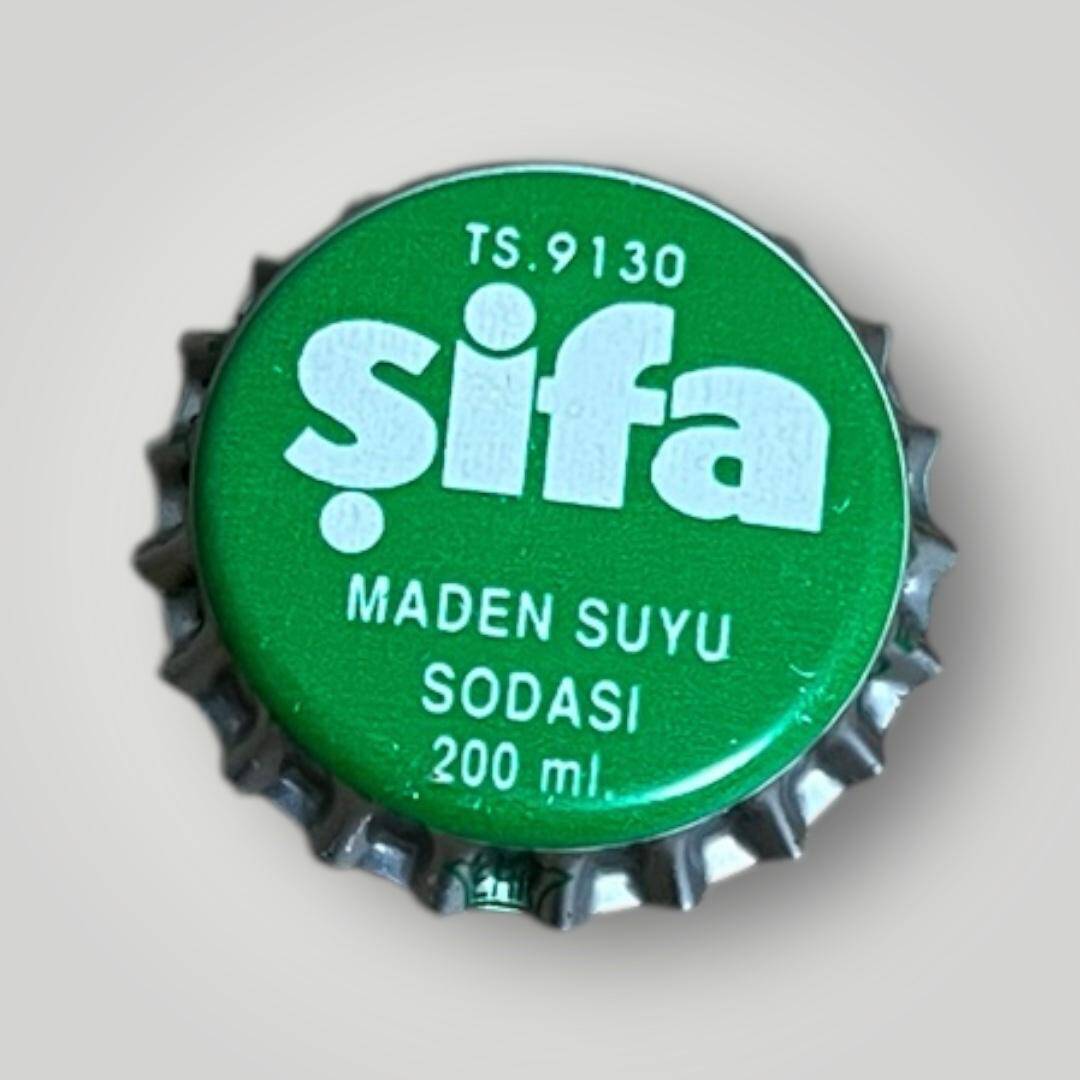 ŞİFA Maden Suyu Sodası Basılmamış Gazoz Kapağı CMK1-1207 - 1