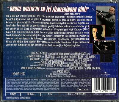 Şifre Merkür (Bruce Willis) VCD Film VCD16876 - 2