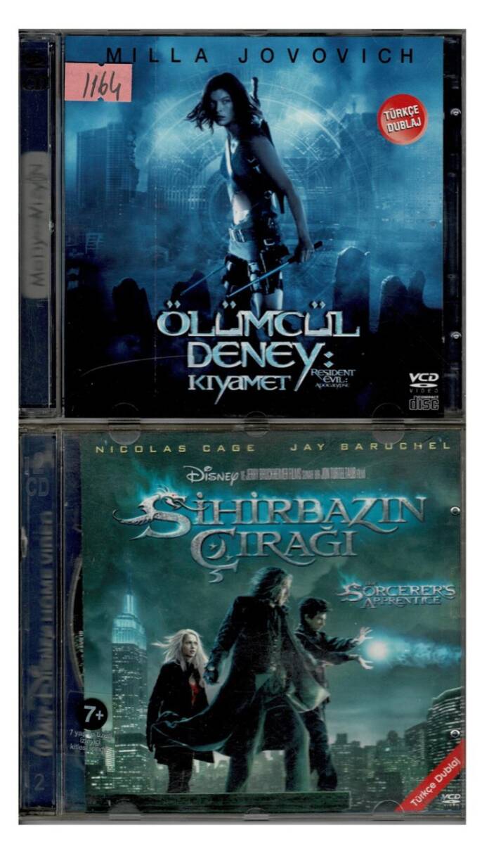 Sihirbazın Çırağı Ölümcül Deney - 2 Adet VCD Film VCD359 - 1