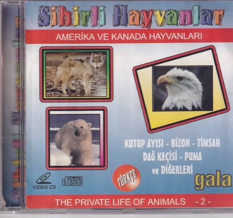 Sihirli Hayvanlar Amerika Ve Kanada Hayvanları (Belgesel) VCD Film VCD9715 - 1