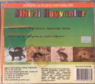 Sihirli Hayvanlar - Avrupa Ve Rusya Hayvanları VCD Film VCD12031 - 2