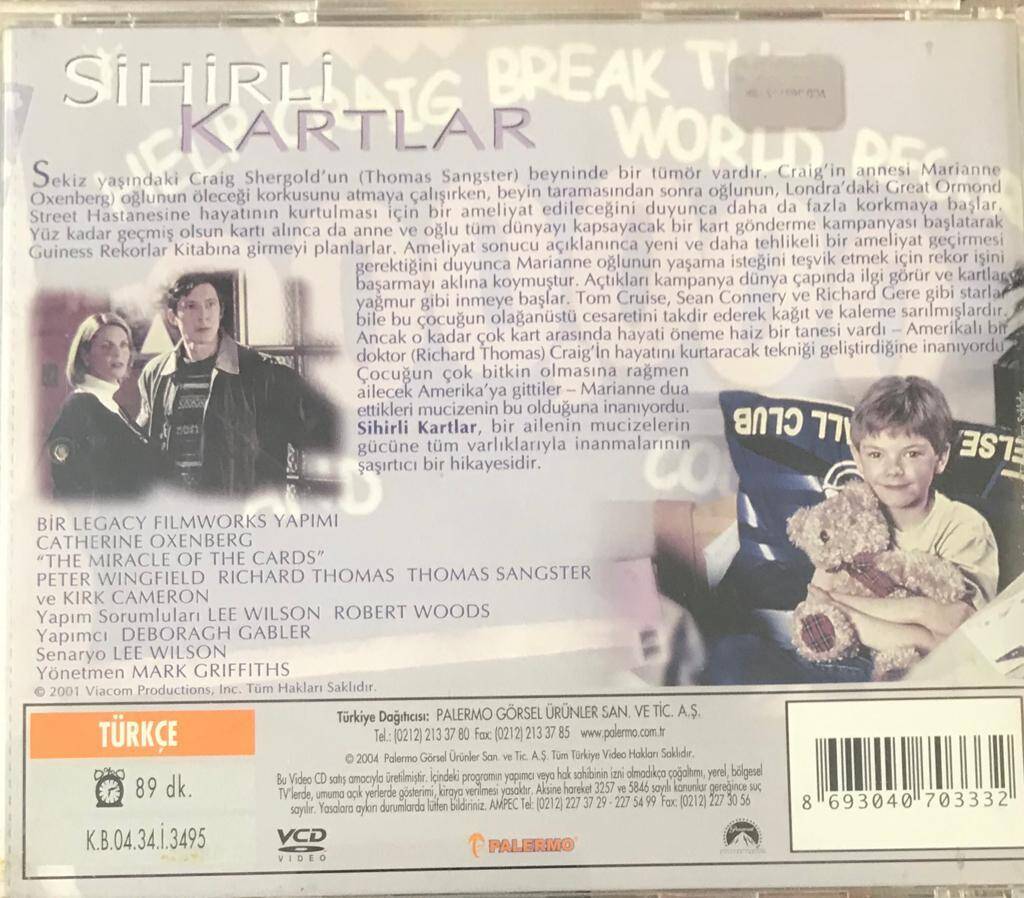 Sihirli Kartlar VCD Film VCD8471 - 2