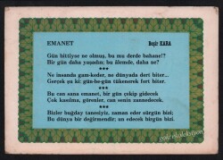 Şiirli Kartpostal KRT2452 - 2