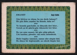 Şiirli Kartpostal KRT2452 - 1