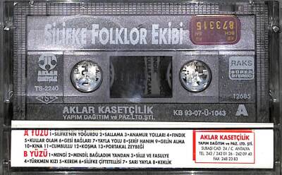 Silifke Folklor Ekibi Kaset (İkinci El) KST20452 - 2