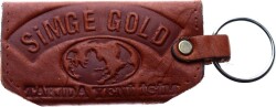 Simge Gold Deri Açılıp Kapanabilir Eski Anahtarlık AKS514 - 1