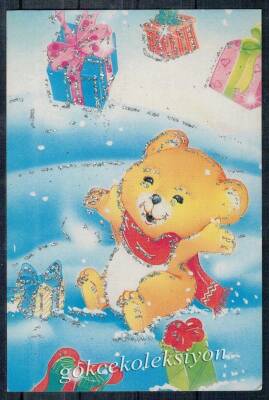Simli Ayı Kartpostal KRT3894 - 1