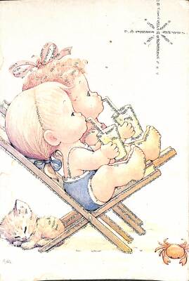 Simli Bebek Kartpostal KRT18427 - 1