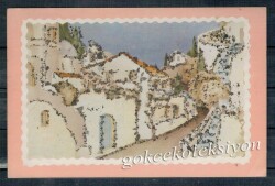 Simli Kış Kartpostalı KRT4234 - Gökçekoleksiyon