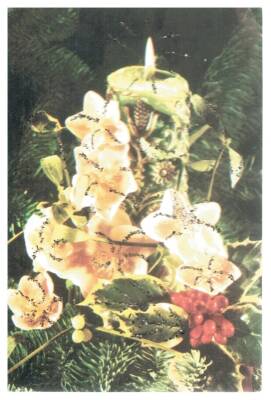 Simli Mum Temalı Kartpostal KRT3324 - 1