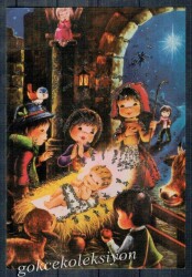 Simli Pop Art Kartpostal KRT4499 - Gökçekoleksiyon