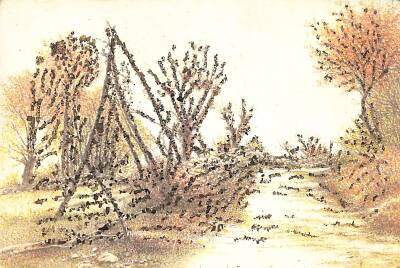 Simli Yılbaşı Kartpostal KRT18462 - 1